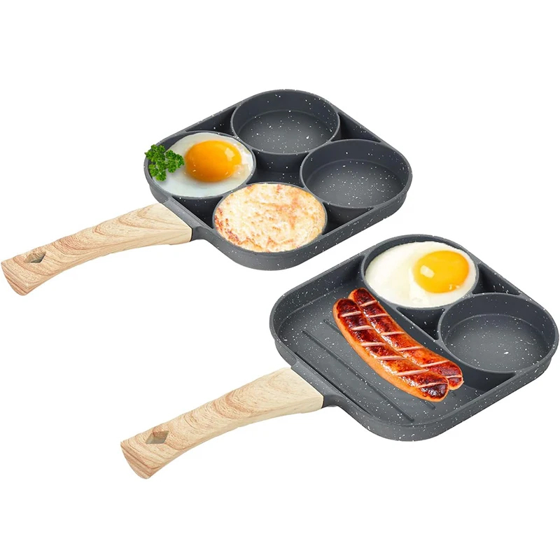Pancake Egg Frying Pan 4 Cups  - đánh giá và giá Egg Waffle Pan
