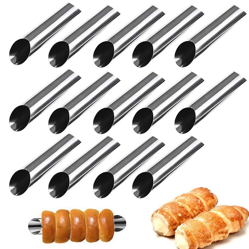 metal 6 pcs/set danish cannoli - đánh giá và giá Danish Pancake Pan