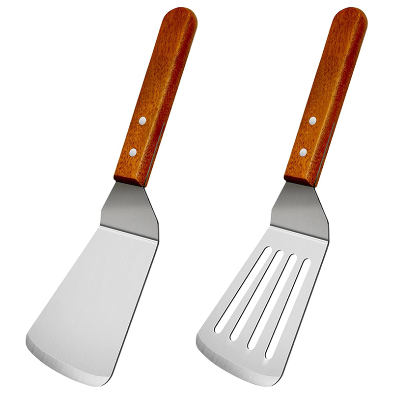 2 Chiếc Kim Loại Thìa Bộ Cho Đ - đánh giá và giá Okonomiyaki Spatula